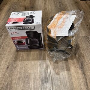 BLACK DECKER 5 Cup Coffeemaker Black DCM600B Brand New Pot‎ Kitchen Appliance